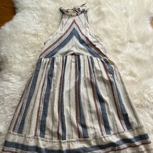 Sleeveless Striped Boutique Midi Dress